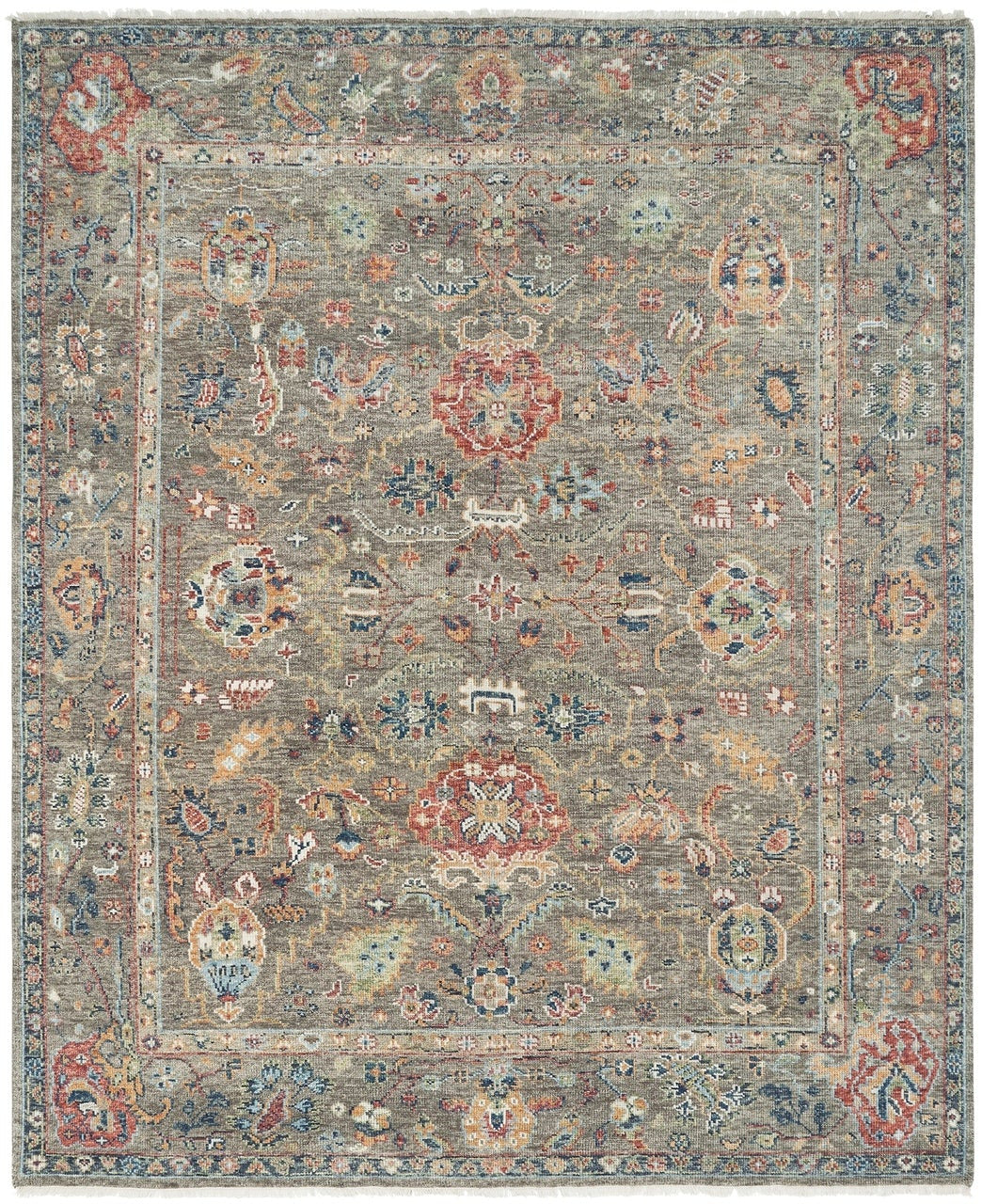 Hand Knotted Wool Transitional Rug KKN1970