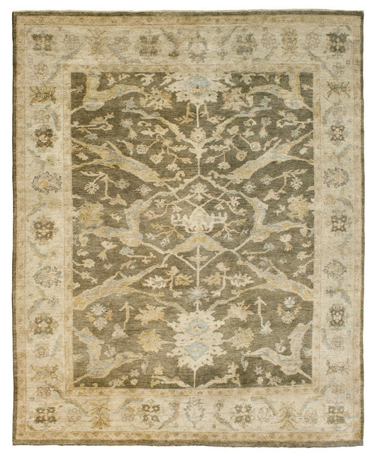 Hand Knotted Wool Oushak Rug KKZ1210