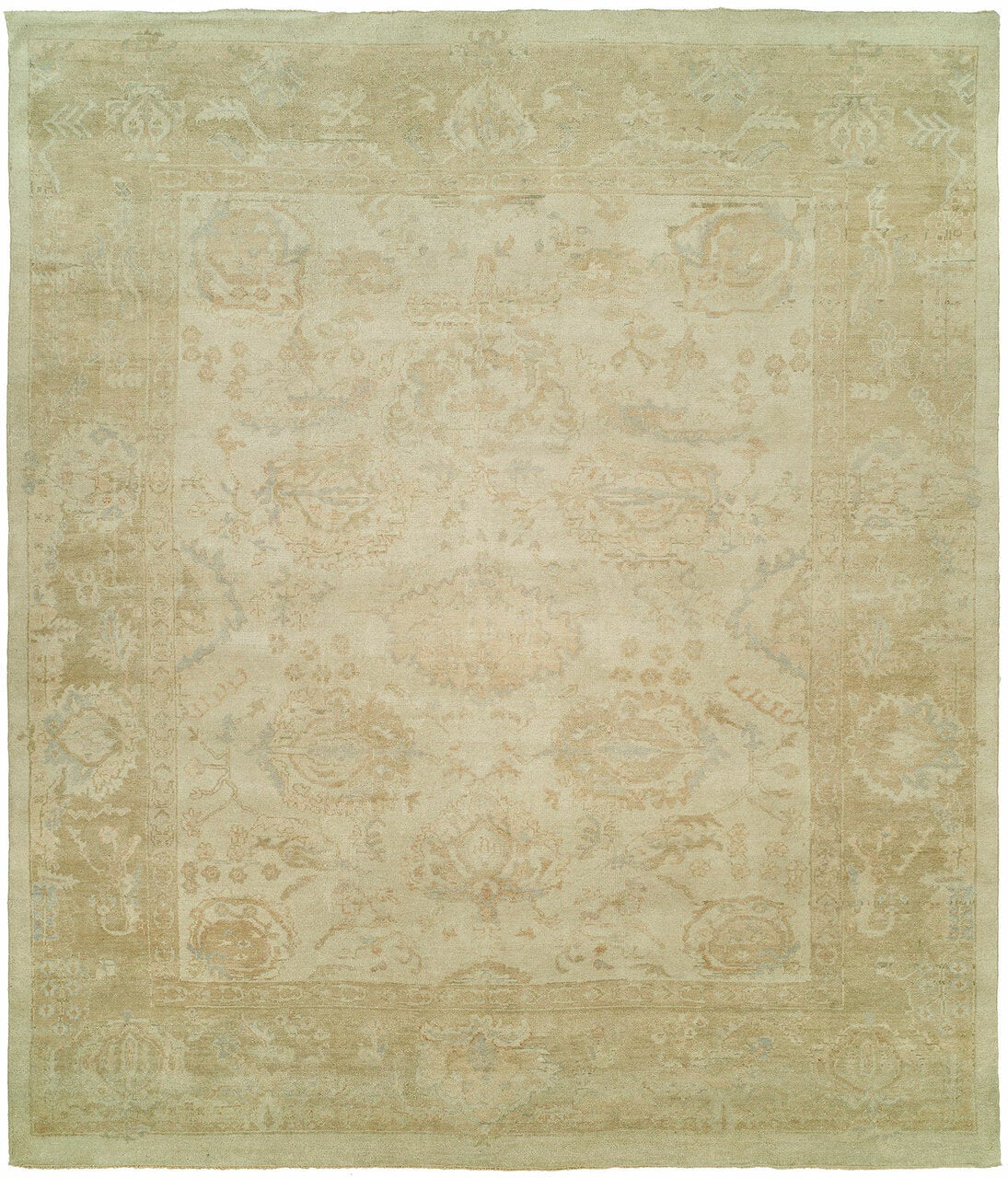 Hand Knotted Wool Oushak Rug KKZ1250