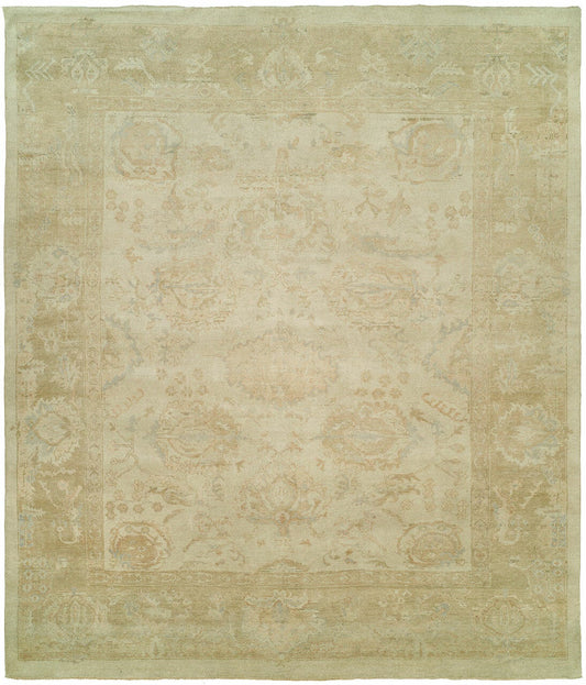 Hand Knotted Wool Oushak Rug KKZ1250