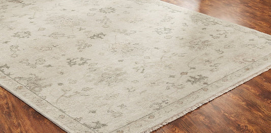 Hand Knotted Wool Oushak Rug KLL7470