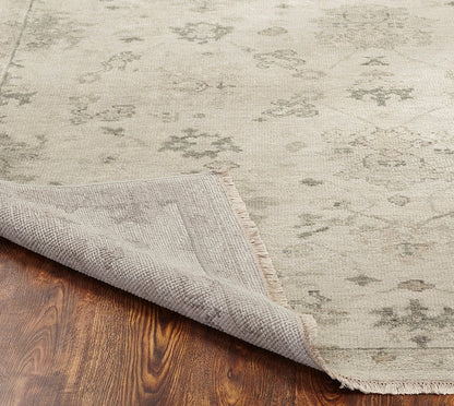 Hand Knotted Wool Oushak Rug KLL7470