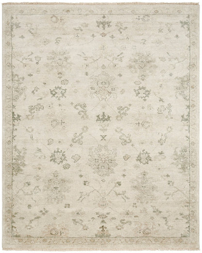 Hand Knotted Wool Oushak Rug KLL7470