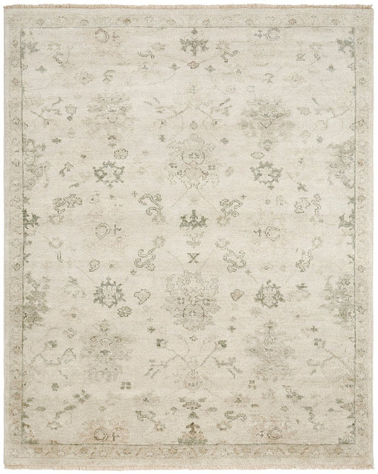 Hand Knotted Wool Oushak Rug KLL7470