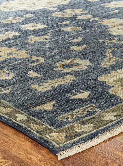 Hand Knotted Wool Oushak Rug KLL7480