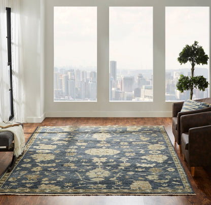 Hand Knotted Wool Oushak Rug KLL7480