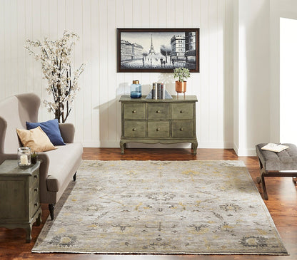 Hand Knotted Wool Oushak Rug KLL7490