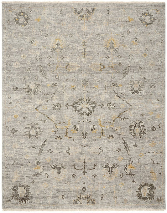 Hand Knotted Wool Oushak Rug KLL7490
