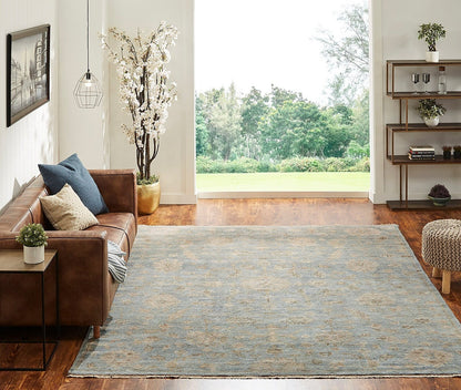 Hand Knotted Wool Oushak Rug KLL7500