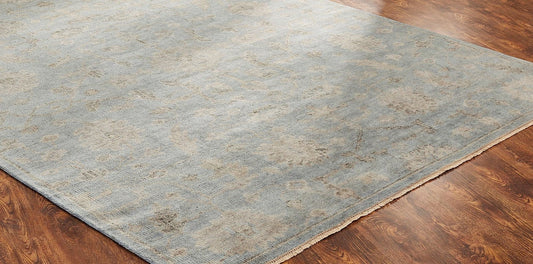Hand Knotted Wool Oushak Rug KLL7500