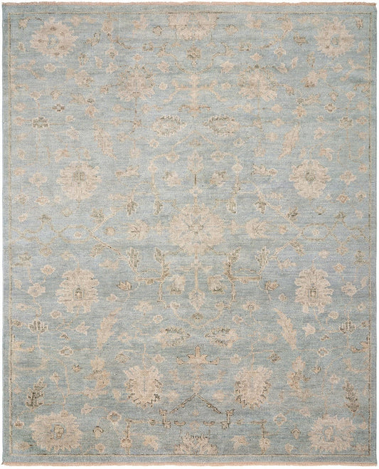 Hand Knotted Wool Oushak Rug KLL7500