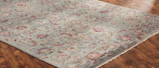 Hand Knotted Wool Oushak Rug KLL7540