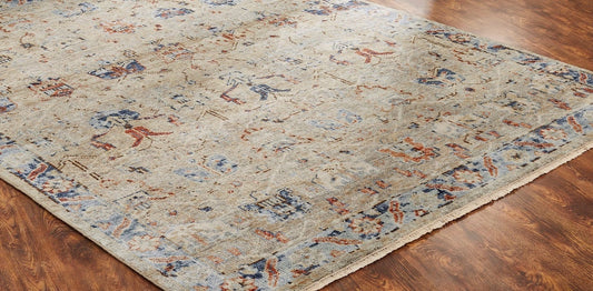 Hand Knotted Wool Oushak Rug KLL7550