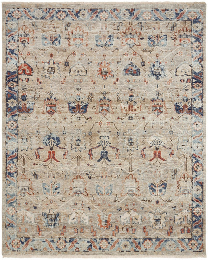 Hand Knotted Wool Oushak Rug KLL7550