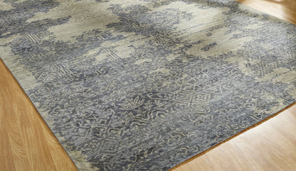 Hand Knotted Wool & Silk Classic/Fade Rug KLN2350