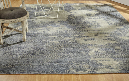Hand Knotted Wool & Silk Classic/Fade Rug KLN2350