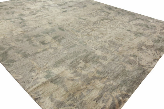 Hand Knotted Wool & Silk Classic/Fade Rug KLN2360