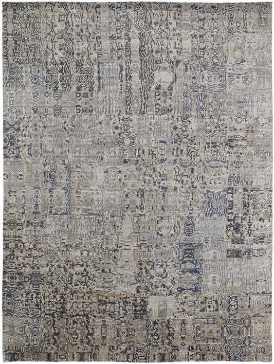 Hand Knotted Wool & Silk Classic/Fade Rug KLN2400