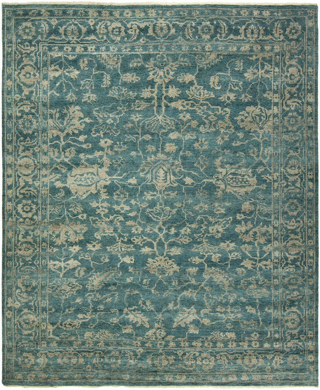 Hand Knotted Wool Traditional Rug KMG1860