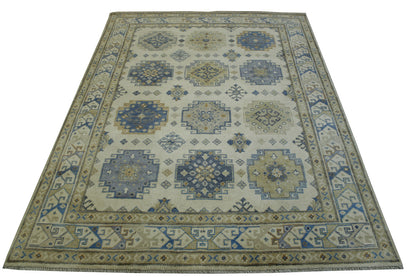 Tribal Super Kazak Wool Hand Knotted Rug 5.0X8.0 - W3036