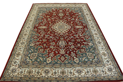Traditional Fine Tabriz Wool Hand Knotted Rug 5.0X8.0 - W20038