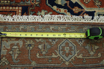 Tribal Heriz Design Wool Hand Knotted Rug 5.0X8.0 - W20102