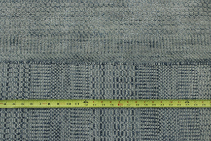 Transistional Grass Design Wool Hand Knotted Rug 11.10x15.1 -w2116
