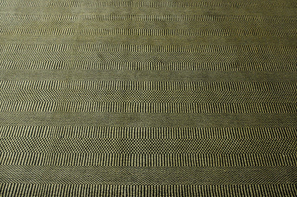 Modern Grass Design Wool Hand Loom Rug 10x13.9 -w2136