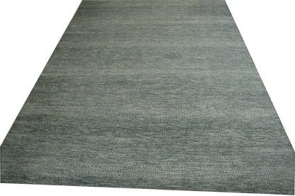 Modern Grass Design Wool Hand Knotted Rug 9.11x13.8 -w2090