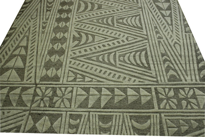 Modern Morrocan Wool Hand Knotted Rug 10.0x14.3 -w2281
