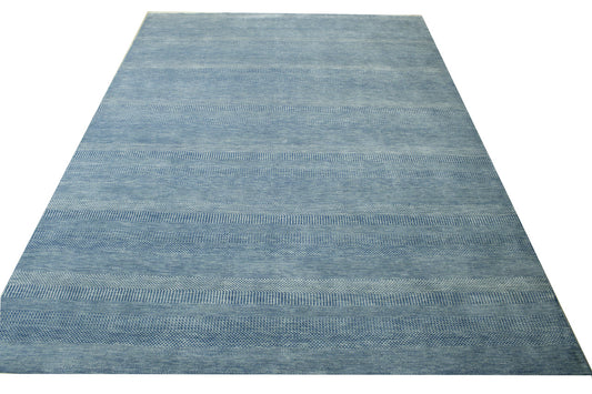 Modern Grass Design Wool Hand Knotted Rug 10.1x13.11 -w2075