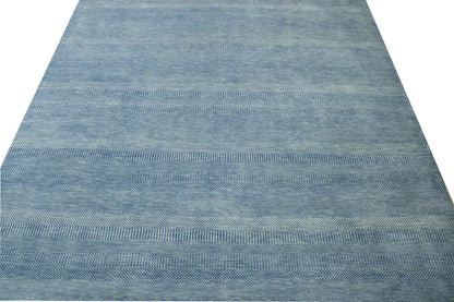 Modern Grass Design Wool Hand Knotted Rug 10.1x13.11 -w2075