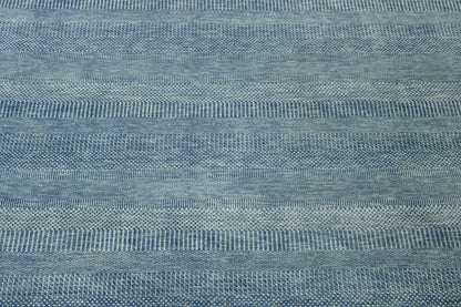 Modern Grass Design Wool Hand Knotted Rug 10.1x13.11 -w2075