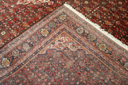 Traditional Antique Bidjar Wool Hand Knotted Rug 10.2x13.8 -w2325