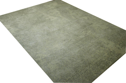 Modern Abstract Broken Design Wool/silk Hand Knotted Rug 9.6x13.5 -w11080