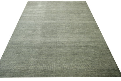 Modern Grass Design Wool Hand Knotted Rug 10.0x13.6 -w2141