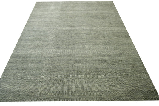 Modern Grass Design Wool Hand Knotted Rug 10.0x13.6 -w2141