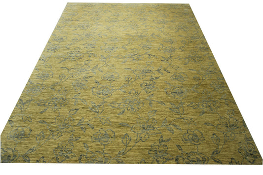Oushak Floral Zigler Wool Hand Knotted Rug 10.0x14.0 -b-140