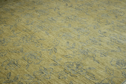 Oushak Floral Zigler Wool Hand Knotted Rug 10.0x14.0 -b-140
