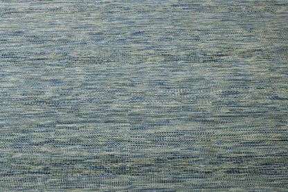Modern Grass Design Wool Hand Knotted Rug 9.9x13.4 -w2149