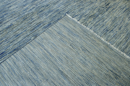 Modern Grass Design Wool Hand Knotted Rug 9.9x13.4 -w2149