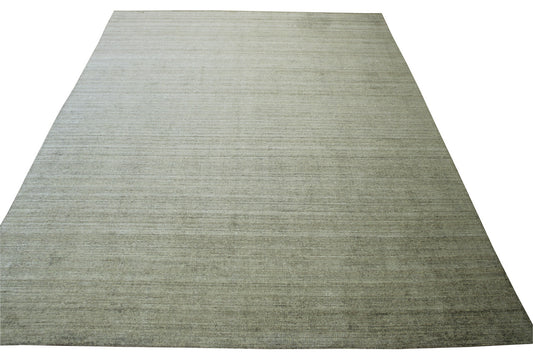 Modern Grass Design Wool Hand Knotted Rug 9.11x13.0 -w2118