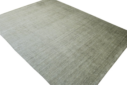 Modern Grass Design Wool Hand Knotted Rug 9.11x13.0 -w2118