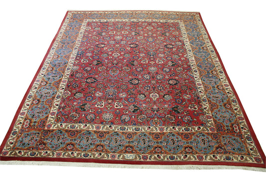 Traditional Fine Bidjar Wool Hand Knotted Rug 9.10x12.10 -w5018