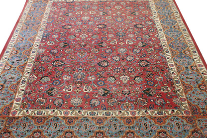 Traditional Fine Bidjar Wool Hand Knotted Rug 9.10x12.10 -w5018