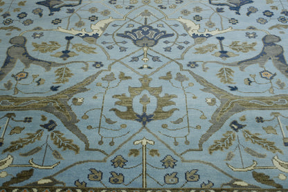 Oushak Zigler Wool Hand Knotted Rug 10.0x13.10 -w20187