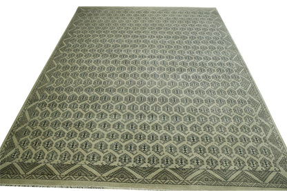 Oushak Kerman Design Wool Hand Knotted Rug 10.0x14.0 -w20047