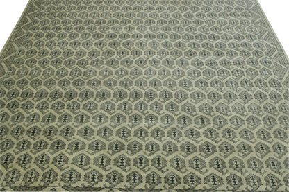Oushak Kerman Design Wool Hand Knotted Rug 10.0x14.0 -w20047