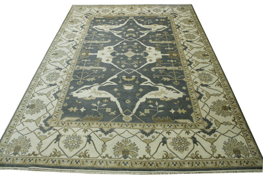 Oushak Zigler Wool Hand Knotted Rug 10.0x14.0 -w20330