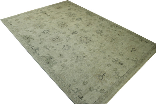 Oushak Zigler Wool Hand Knotted Rug 10.0x14.0 -w5021